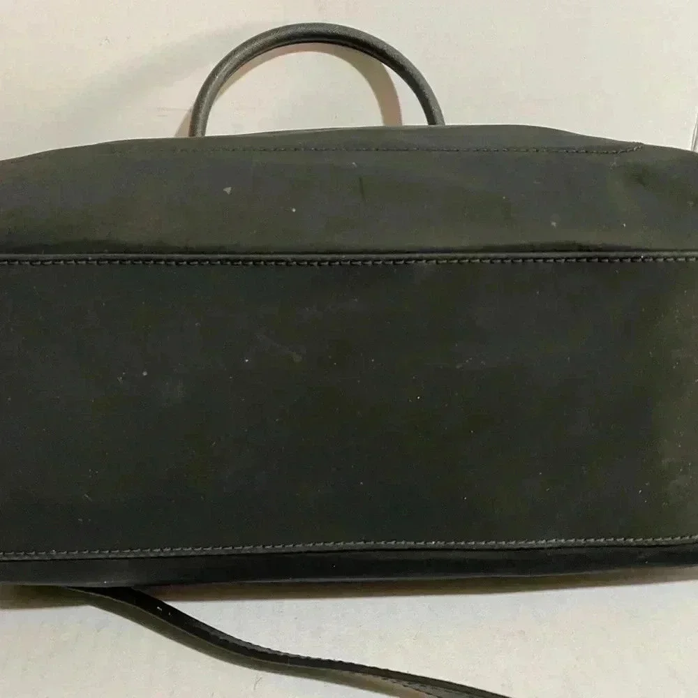 Michael kors Black nylon & saffiano leather satchel bag